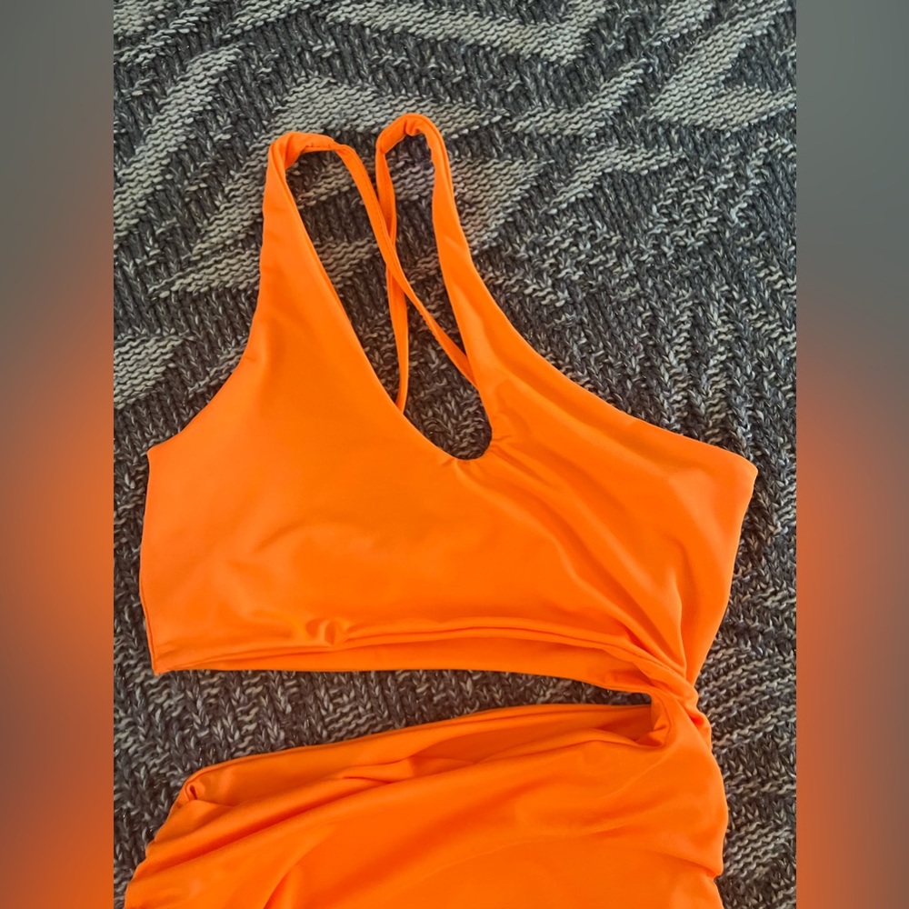 Orange bodycon dress - Picture 5 of 6